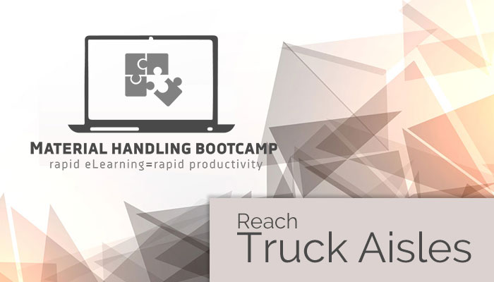 Material Handling Reach Truck Aisles